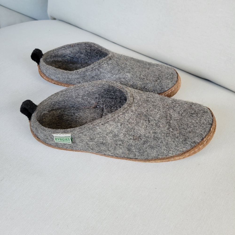 Kyrgies Felted Wool Slippers Size 8